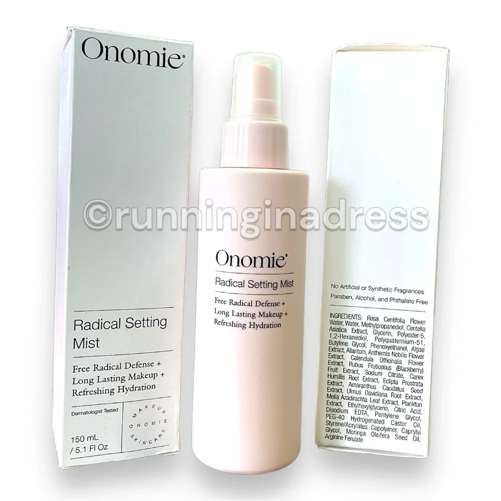 New In Box ONOMIE x Revolve Radical Makeup Setting Spray Long Lasting